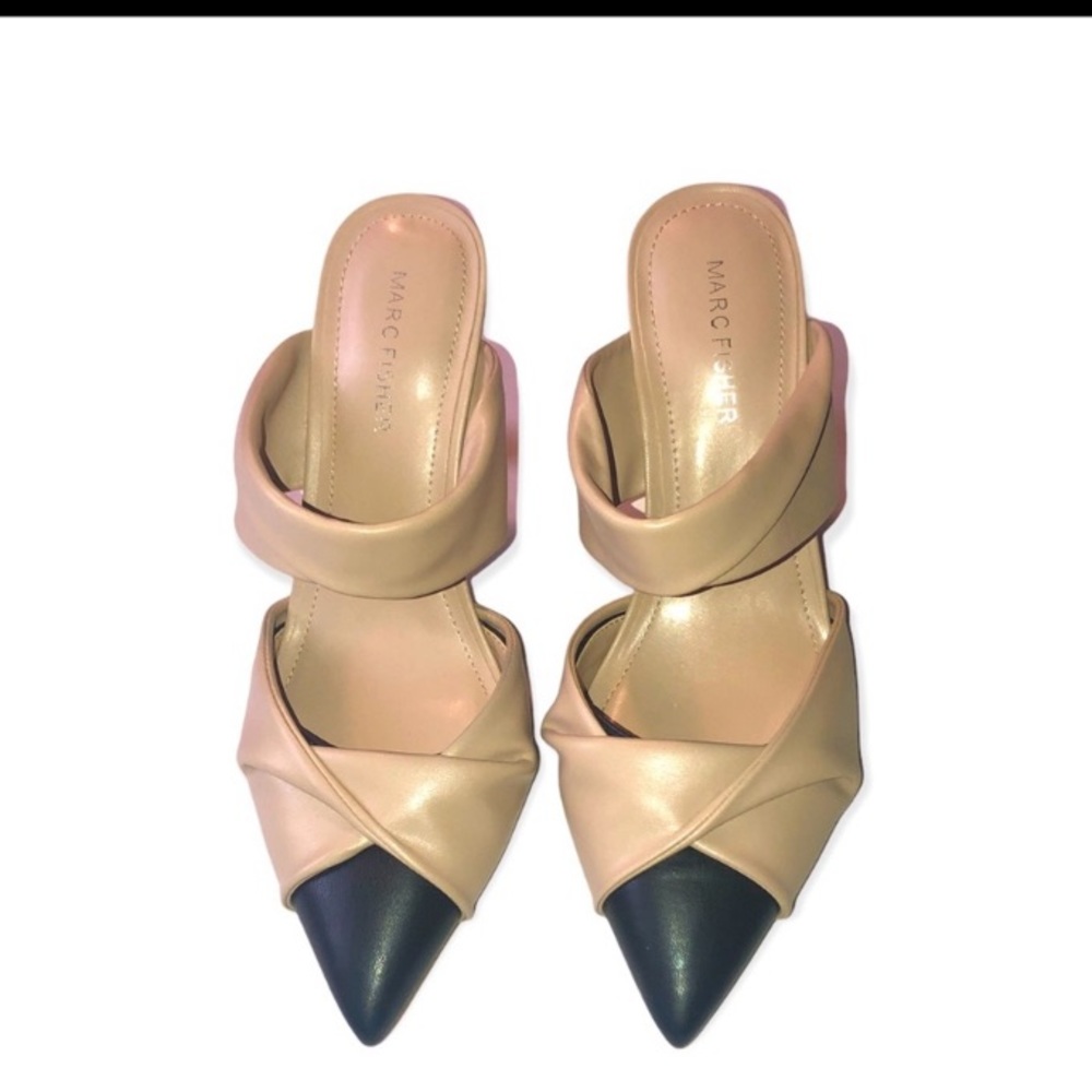 Marc Fusher Heaton Pointy Toe High Heel Mule